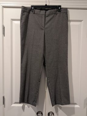 Ann Taylor Gray Tailored Dress Trousers